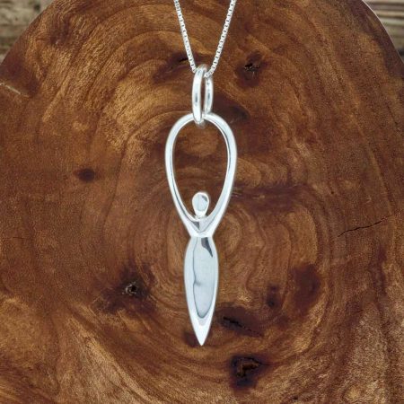 Silver Goddess Pendant